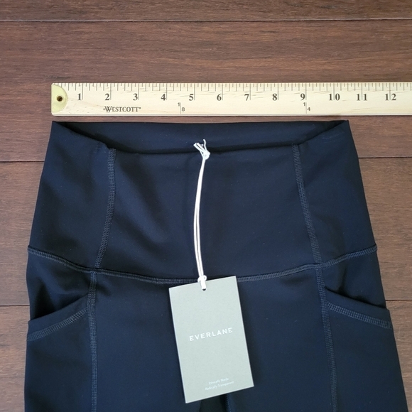 NWT Everlane The Perform Pocket Legging Size XS Black High Waist Full Length - Picture 8 of 10